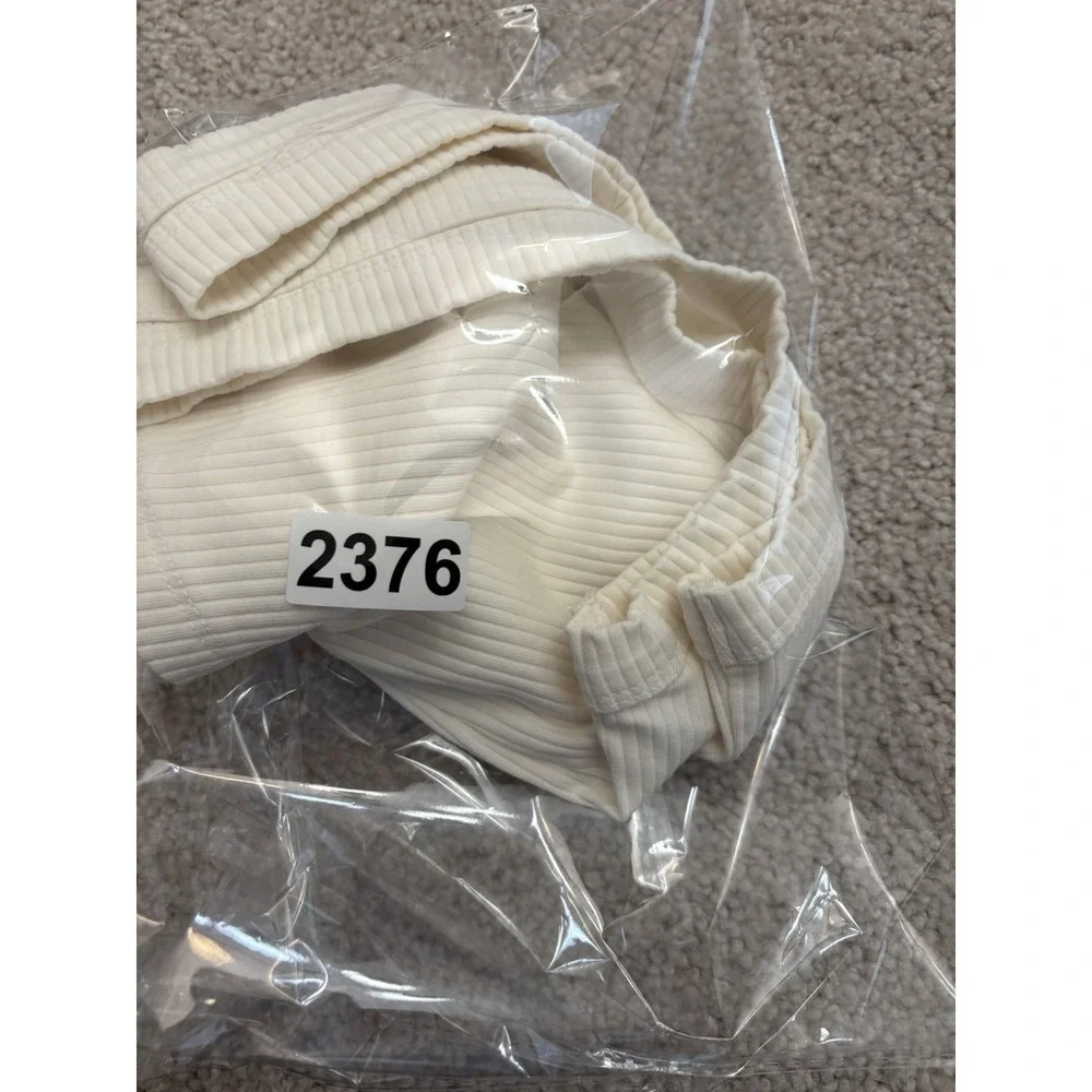 Madewell Ribbed White Tank Top Size XL Womens - Picture 6 of 6